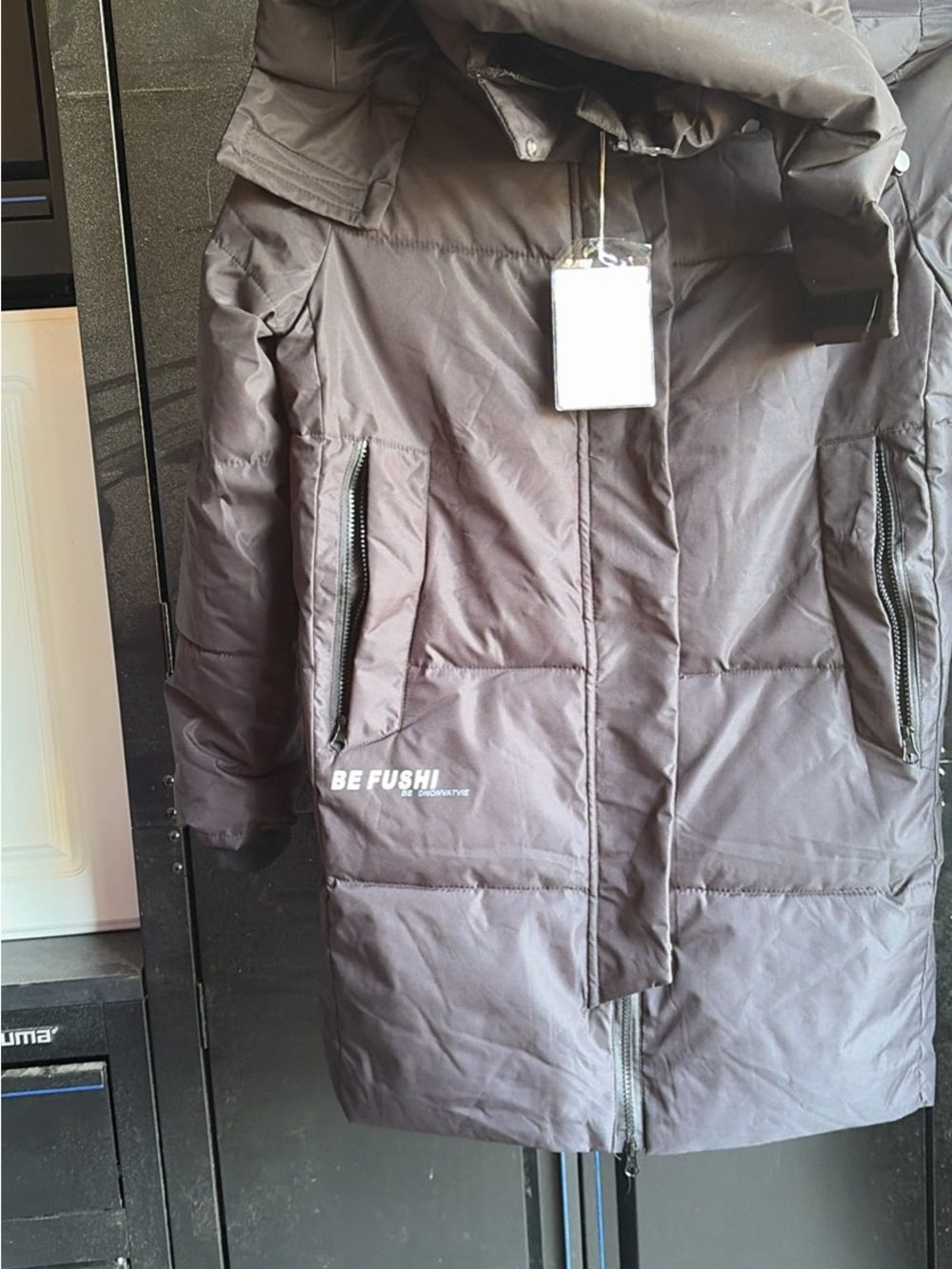 New Women’s Black Puffer Coat winter quality coat size large